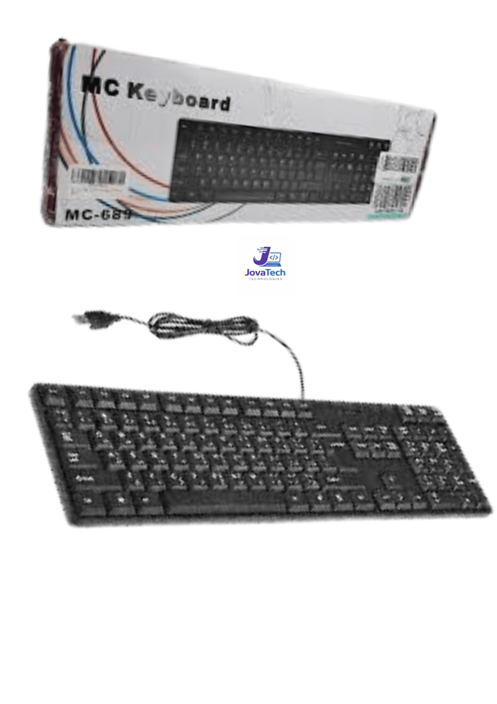 original MC-689 Desktop Keyboard (USB Wired Ergonomic Keyboard) Price in Kenya